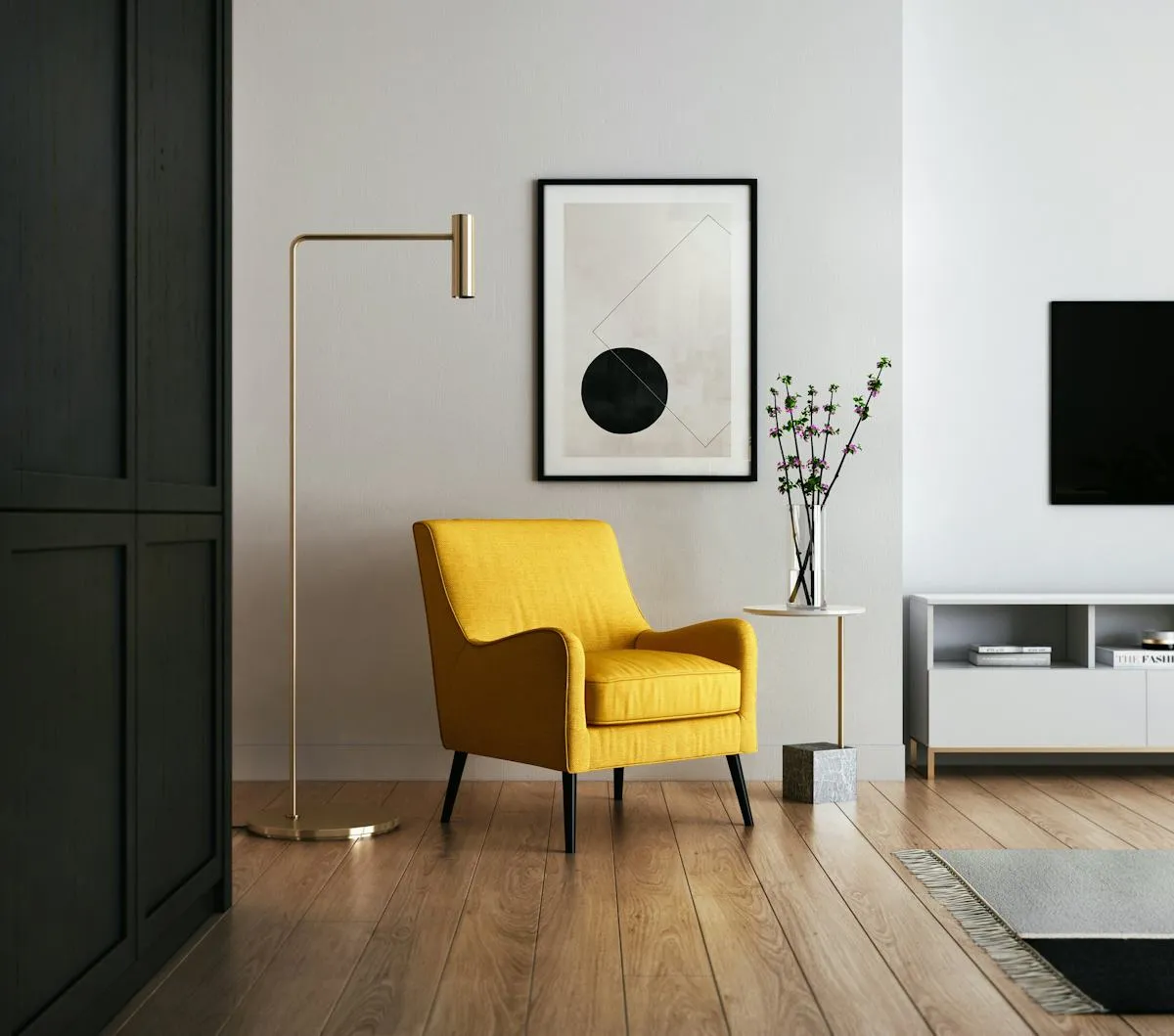 Comfortable contemporary seating and interior furnishings