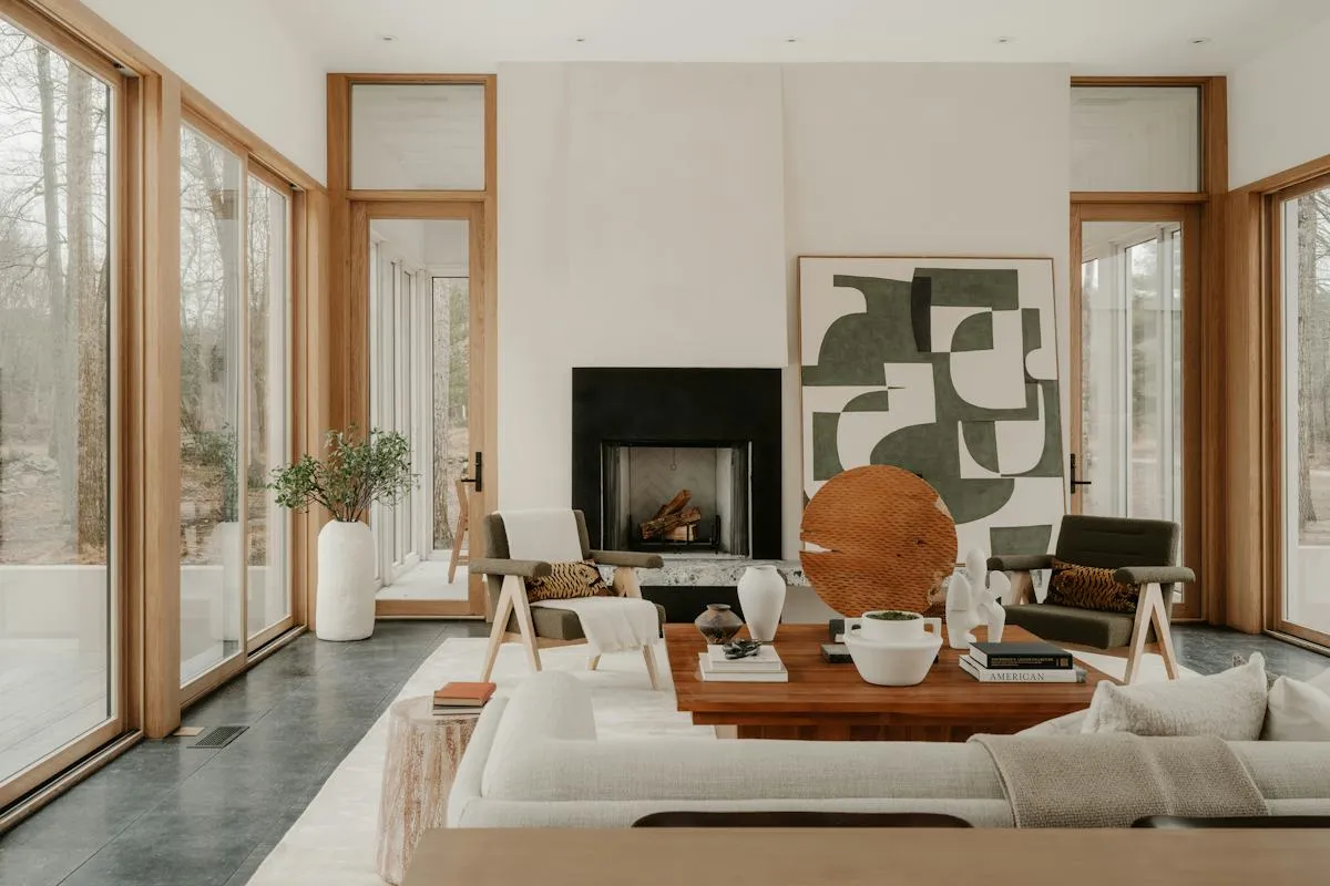 Design details and finishing choices in a modern home